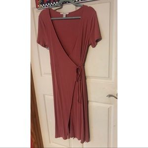 Mauve Wrap-Around Dress NWOT